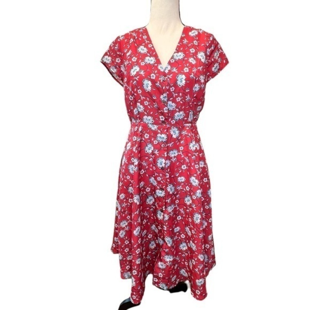 Pink Martini Pin Up Floral Dress